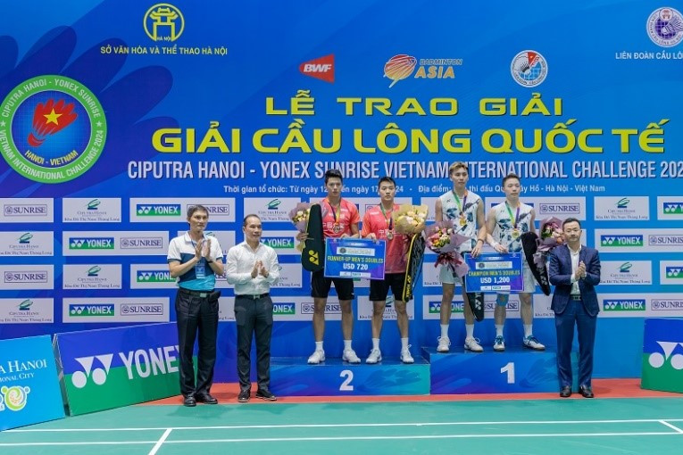 Ciputra Hanoi đồng hành cùng giải cầu lông quốc tế Vietnam Challenge 2024