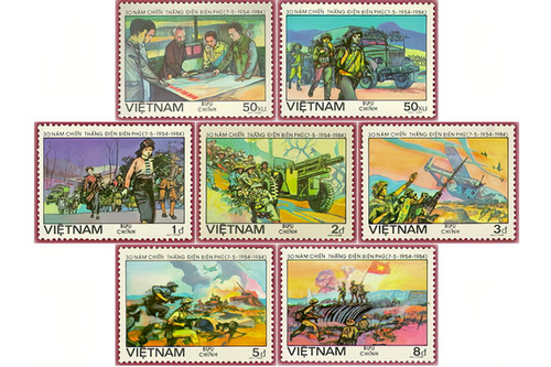 Sắp phát hành bộ tem bưu chính Việt Nam thứ tám về Chiến thắng Điện Biên Phủ