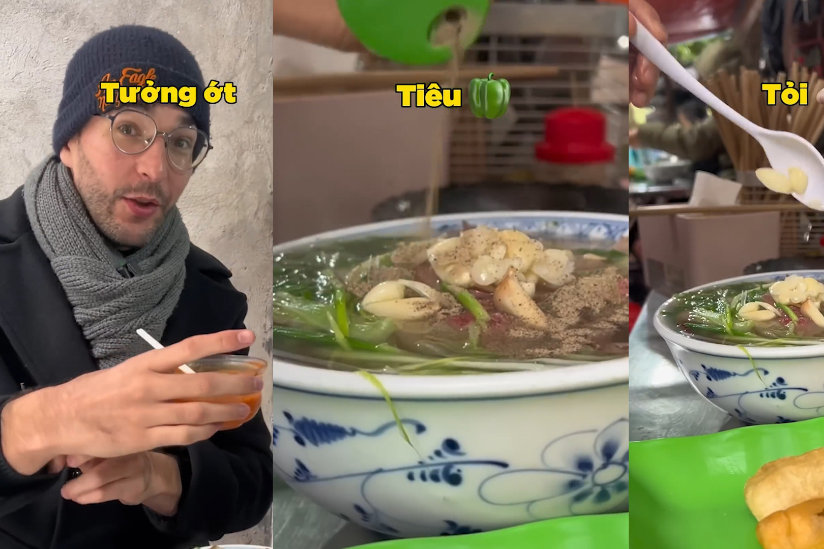 Western expat on YouTube 'eats most delicious bowl of pho in Hanoi’