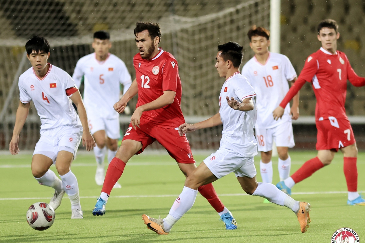 U23 Việt Nam bất phân thắng bại với Tajikistan
