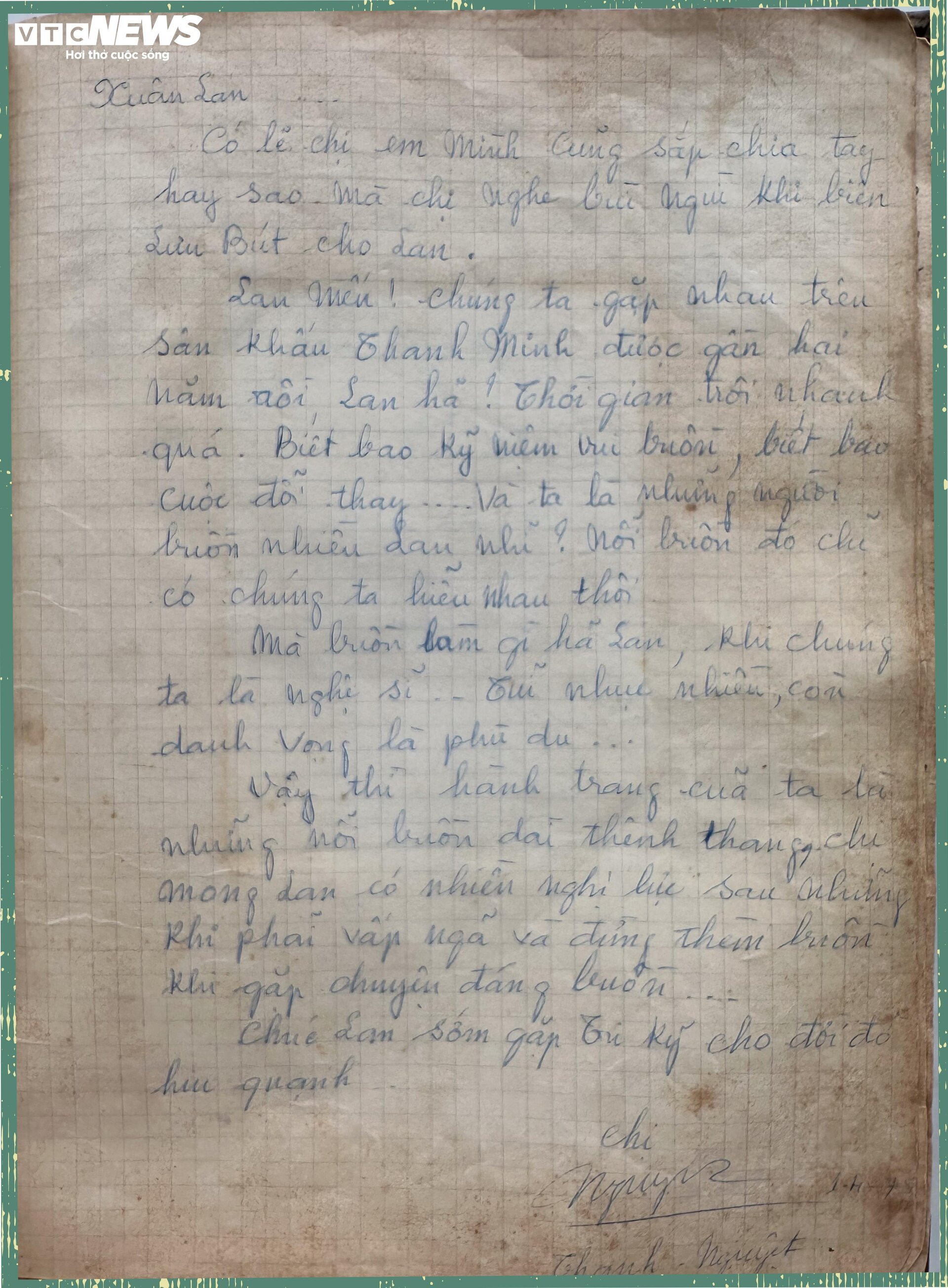 Dòng lưu bút của cố nghệ sĩ Thanh Nga và các đào kép cải lương sau nửa thế kỷ - 7