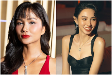 Hoa hậu Thùy Tiên gợi cảm, H'Hen Niê sang trọng khi đeo kim cương 2,2 tỷ đồng