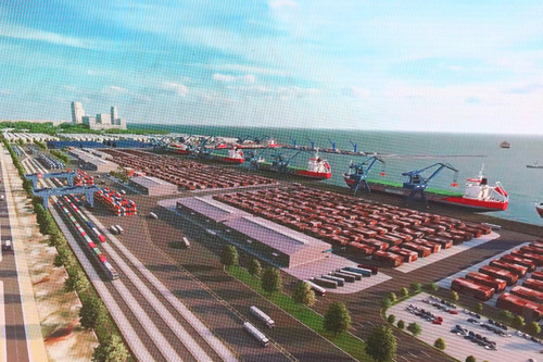 Tái khởi công dự án bến cảng 14.000 tỷ đồng sau 4 năm 'đắp chiếu'
