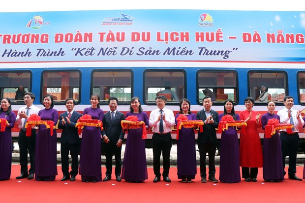 Heritage train route launched to connect Hue, Da Nang