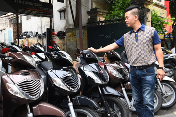 Thị trường xe máy cũ tại Hà Nội ế ẩm