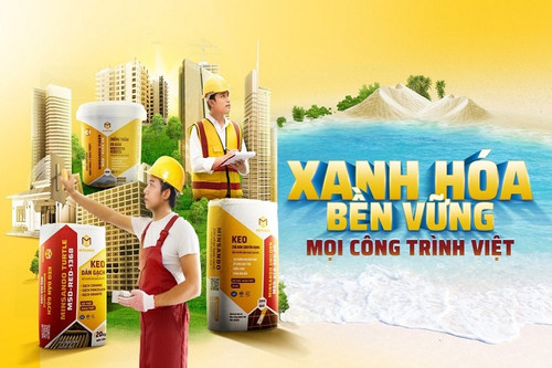 Vật liệu xây dựng Minsando tham vọng ‘phủ xanh’ công trình Việt