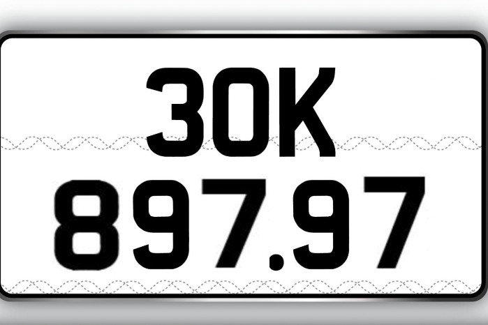 Đấu giá biển số ngày 28/3: Biển 30K-897.97 giá cao nhất 195 triệu đồng