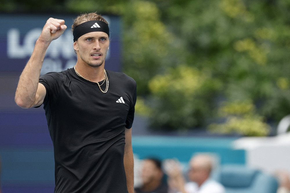 Alexander Zverev đoạt vé bán kết Miami Open