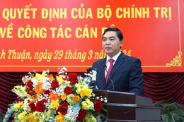 Ông Nguyễn Hoài Anh làm Bí thư Tỉnh ủy Bình Thuận