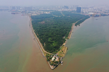 Cận cảnh siêu dự án giữa ngã ba sông của nhóm bà Trương Mỹ Lan thế chấp tại SCB
