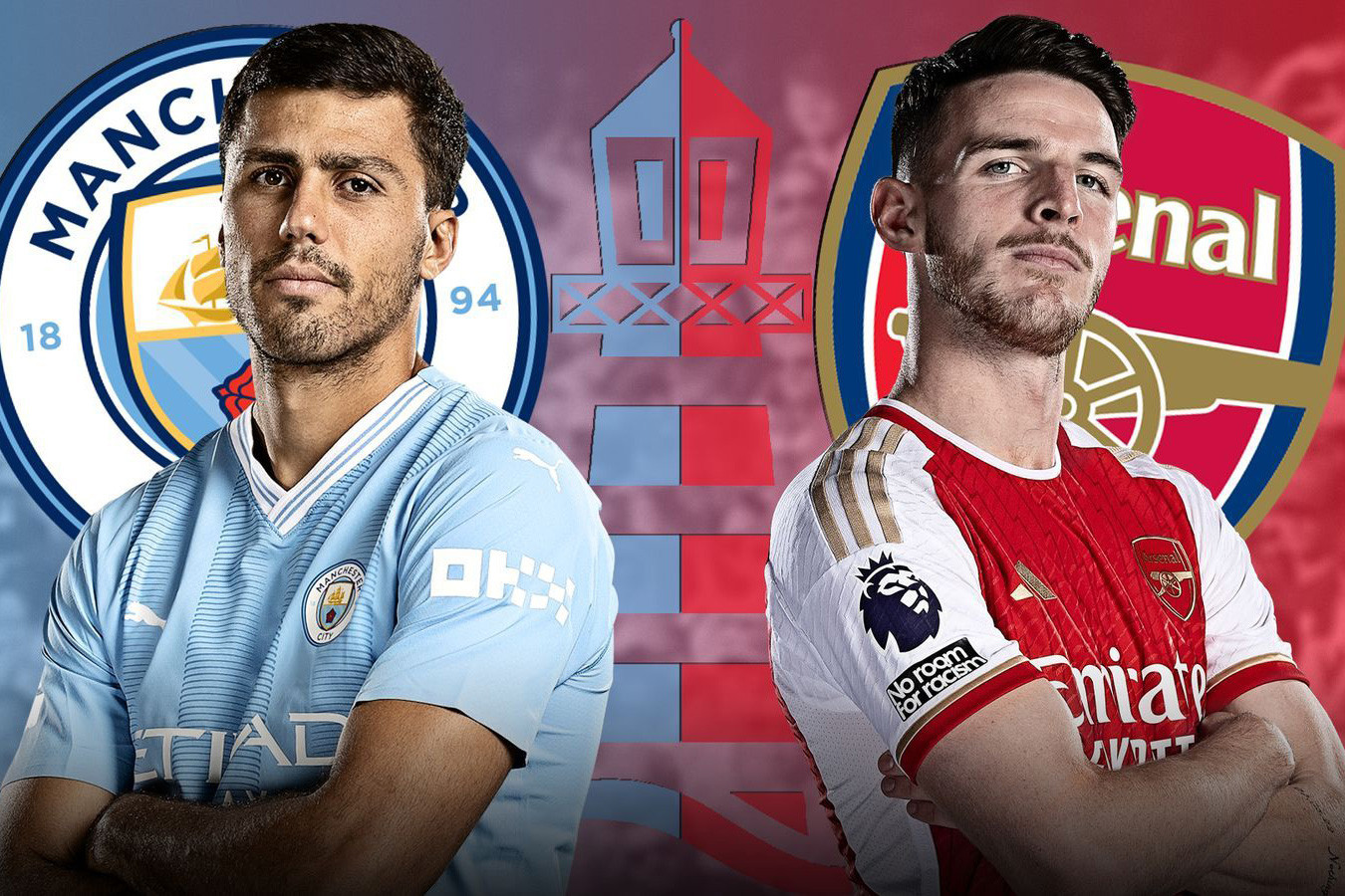 Man City đấu Arsenal: Cuộc chiến Rodri vs Declan Rice