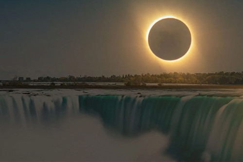 Một vùng ở Canada ban bố tình trạng khẩn cấp vì nhật thực 'trăm năm có một'