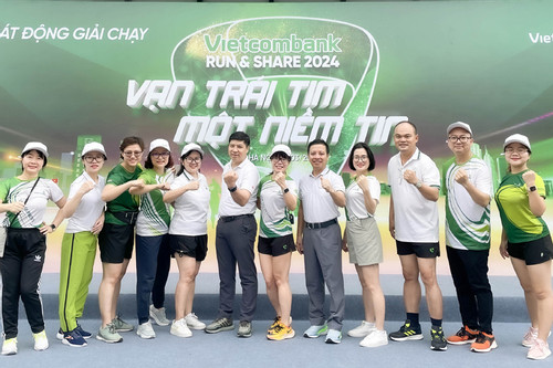 Vietcombank khởi động giải chạy gây quỹ ‘Vững tương lai’