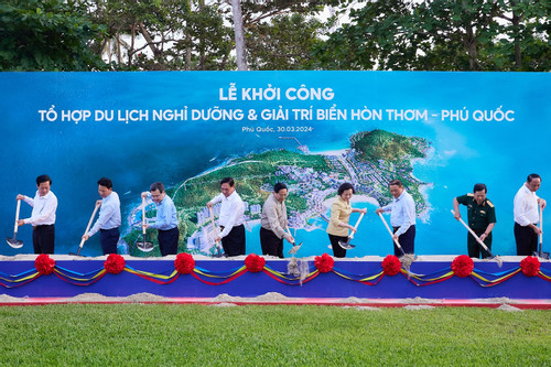 Khởi công tổ hợp du lịch và giải trí biển Hòn Thơm 50.000 tỷ đồng