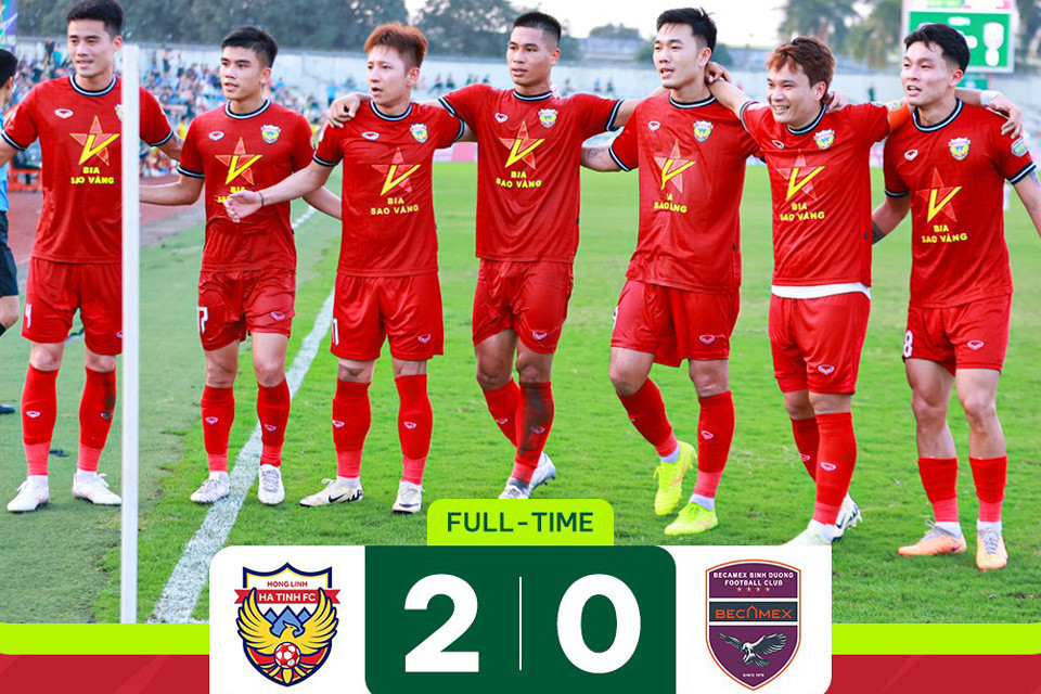 Thủ môn sai lầm, Bình Dương trắng tay trước Hà Tĩnh