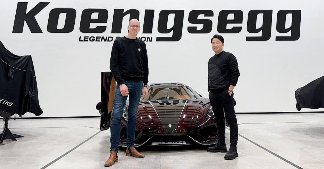 Siêu phẩm Koenigsegg Regera khi mới mua hồi đầu năm 2022.