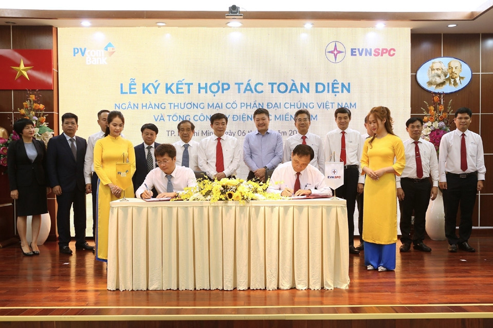 EVNSPC hợp tác toàn diện với PVcombank