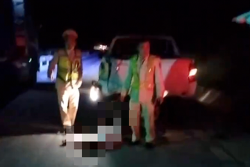 Nam thanh niên ở Thanh Hóa đâm vào đuôi xe CSGT tử vong