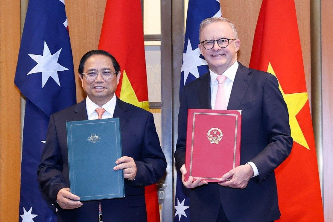 Tuyên bố chung quan hệ Đối tác Chiến lược toàn diện Việt Nam và Australia