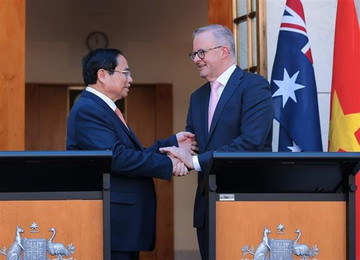 VN-Australia announce elevation of ties to comprehensive strategic partnership