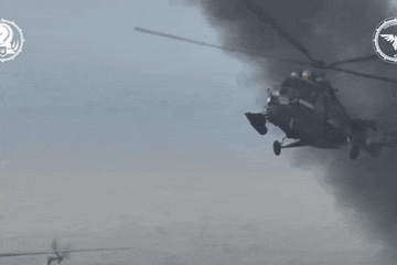 Video trực thăng Mi-17 của Ukraine tập kích mục tiêu Nga gần Avdiivka