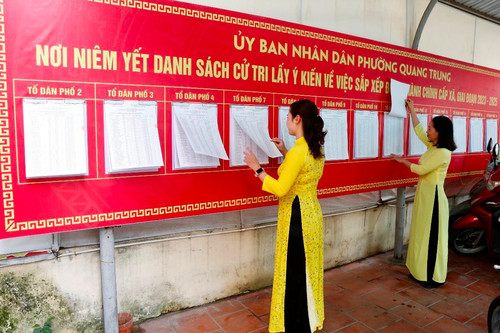 13 quận, huyện của Hà Nội đã ‘chốt’ được tên 44 xã, phường