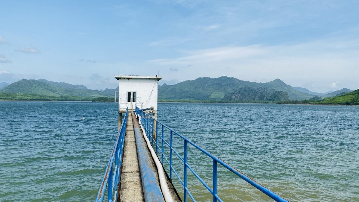 Nhà máy nước Lệ Ninh, huyện Lệ Thuỷ. Ảnh: CTV.jpg