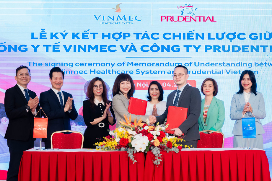 Prudential và Vinmec ký hợp tác chiến lược