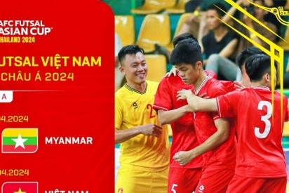 Vietnam to face Myanmar in opening match of AFC Futsal Asian Cup
