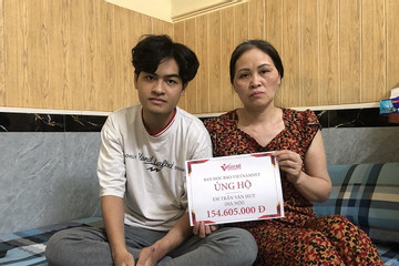 Em Trần Văn Huy bị suy thận được bạn đọc ủng hộ hơn 154 triệu đồng