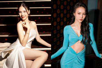 Hoa hậu Quỳnh Hoa chân dài miên man, Ninh Dương Lan Ngọc táo bạo với đầm cắt xẻ