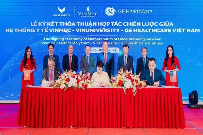 Vinmec - VinUni - GE HealthCare hợp tác đào tạo thực hành y khoa chuẩn quốc tế