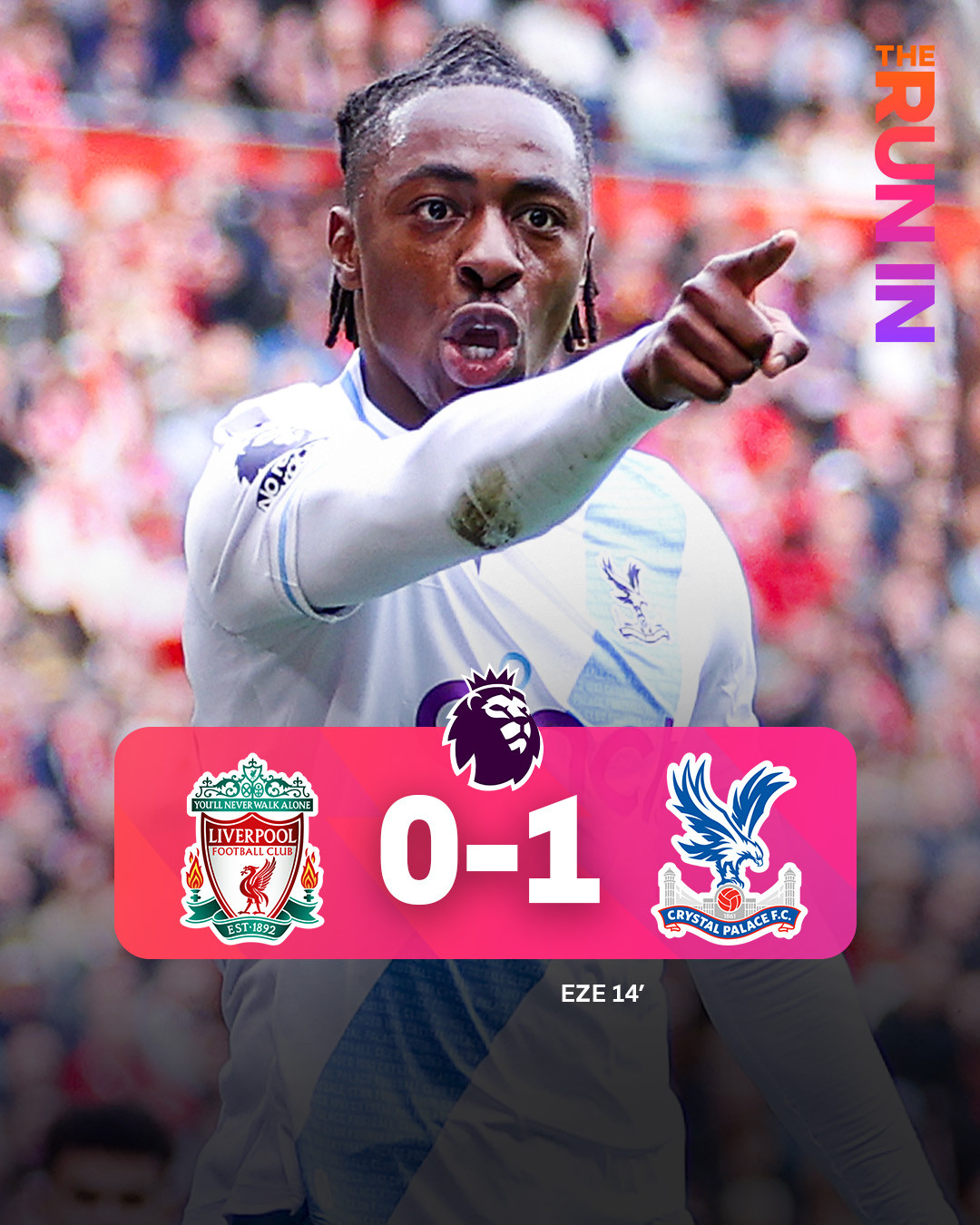 Kết quả bóng đá Liverpool 0-1 Crystal Palace, vòng 33 Ngoại hạng Anh
