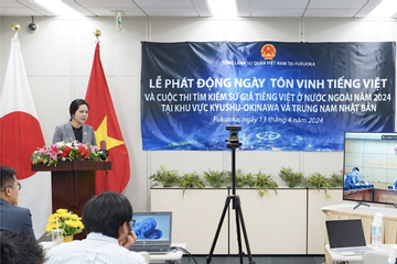 Tổng lãnh sự quán Việt Nam tại Fukuoka (Nhật Bản) phát động Ngày Tôn vinh tiếng Việt