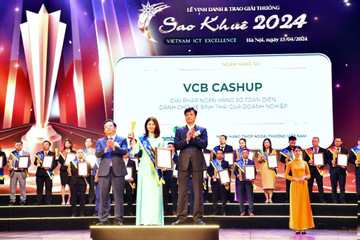 3 giải pháp số của Vietcombank nhận giải thưởng Sao Khuê 2024