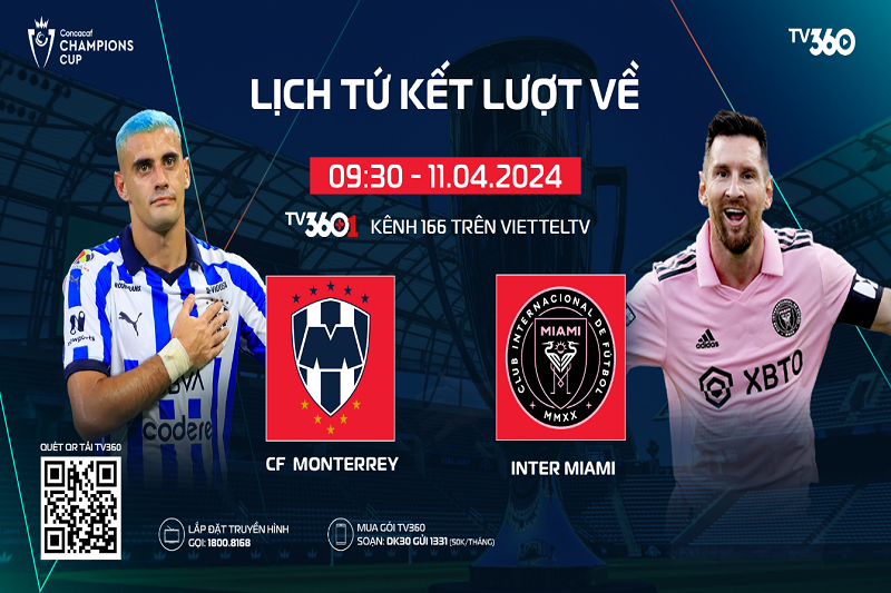 CONCACAF Champions Cup: Messi tái xuất, ‘cứu’ Inter Miami ở tứ kết lượt về?