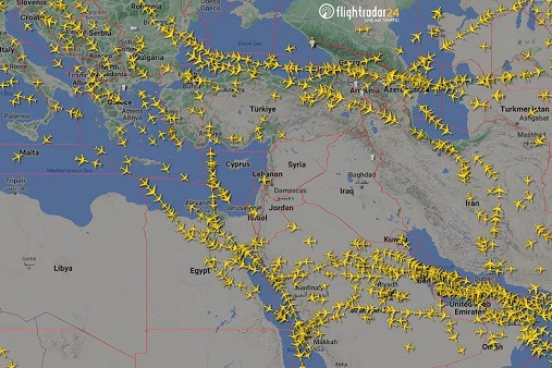 Hàng không thế giới gián đoạn vì xung đột Israel – Iran