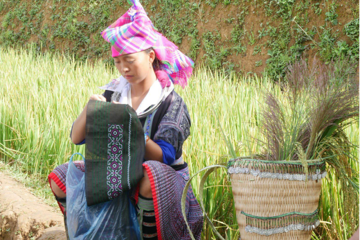 Mu Cang Chai women connect combine development with preserving cultural ...