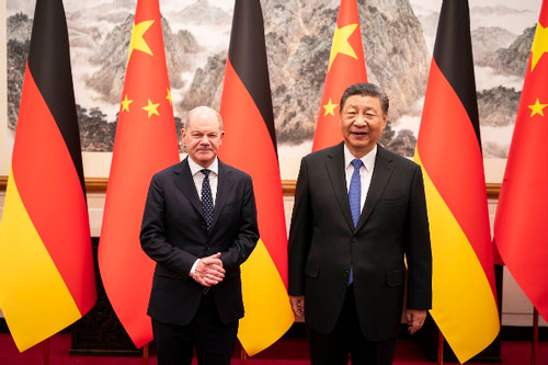 Ông Tập gặp Thủ tướng Scholz, khẳng định quan hệ Trung-Đức phát triển ổn định