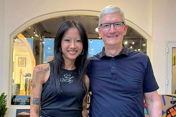 Suboi sốc khi gặp Tim Cook, mời tỷ phú Mỹ nghe nhạc Việt Nam