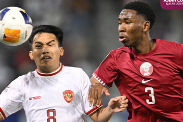 U23 Indonesia bị 2 thẻ đỏ, thua Qatar trận ra quân U23 châu Á