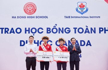 2 học sinh trường THPT Hà Đông nhận học bổng toàn phần du học Canada