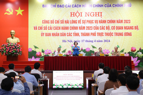 Bộ Tư pháp và tỉnh Quảng Ninh đứng đầu về chỉ số cải cách hành chính