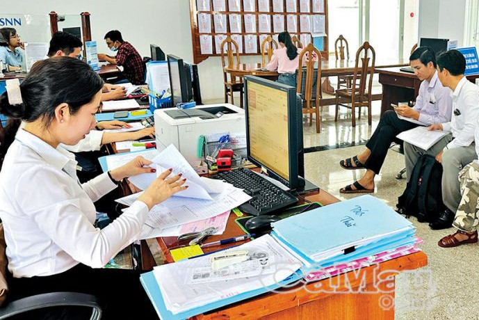 Cà Mau số hoá thủ tục lĩnh vực đất đai