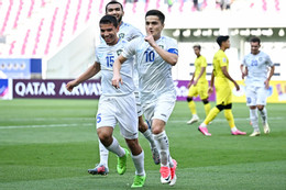 U23 Uzbekistan thắng dễ U23 Malaysia ở U23 châu Á