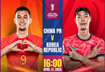 Đánh bại U23 Trung Quốc, Hàn Quốc rộng cửa vào tứ kết U23 châu Á