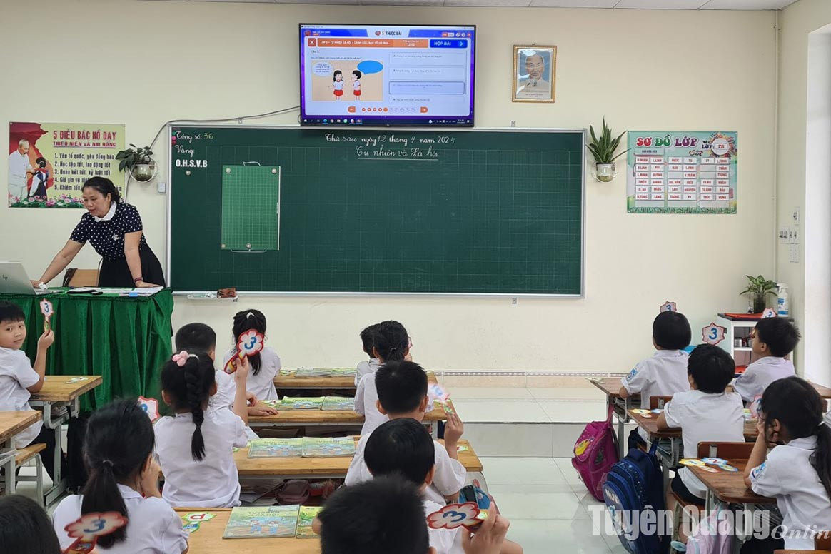 Tuyên Quang sử dụng hiệu quả các nền tảng số trong ngành giáo dục