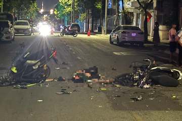 2 xe máy tông nhau lúc rạng sáng, 2 người tử vong tại chỗ