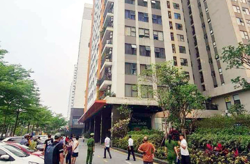 Người phụ nữ rơi từ tầng 25 chung cư ở Hà Nội xuống đất tử vong