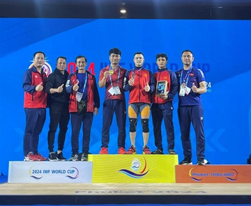 Vietnamese weightlifter wins International Weightlifting Federation World Cup